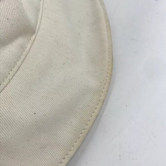 Auth FENDI FXQ801 logo bucket hat bob hat cotton Beige main image 6